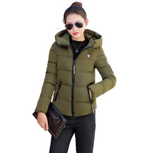 Novo inverno curto jaqueta feminina algodão parkas plus size 5xl engrossar casaco quente com capuz encabeça estudantes para baixo algodão jaqueta feminina n326 2024 - compre barato