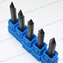 6mm*45degree*0.4mm,Freeshipping cnc solid carbide end mill,machine insert bit,diamond flat bottom engraving bit,marble, stone 2024 - buy cheap