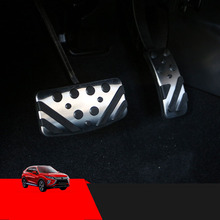 foot Gas/petrol/oil Brake Rest lamp trim Pedal Interior decoration car Accessories For Mitsubishi ECLIPSE CROSS 2018 2019 2024 - buy cheap