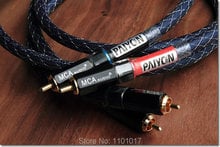 Paiyeon P802 OCC монокристаллический RCA соединительный кабель, Hi-Fi EXQUIS однокристальный медный US MCAmeet провод 2024 - купить недорого