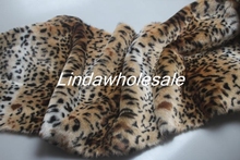 Tecido de pele falsa padrão tigre/leopardo, pano de feltro, material de tapete para sofá, 170cm x 50cm/peça 2024 - compre barato