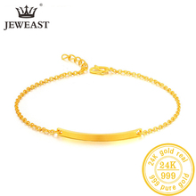 BTSS 24K Pure Gold Bracelet Real 999 Solid Gold Bangle Upscale Beautiful  Romantic Trendy Classic Jewelry Hot Sell New 2020 2024 - buy cheap