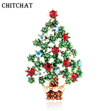 New Christmas Tree Brooches Charms Pendants Festival Brooch Pins Good Gift Winter Coat Cap Brooch Decoration Merry Xmas Gifts 2024 - buy cheap