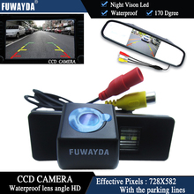 FUWAYDA Car Rear View Camera for Nissan QASHQAI X-TRAIL Geniss Citroen C-Triomphe Pathfinder + 4.3 Inch  rearview Mirror Monitor 2024 - buy cheap