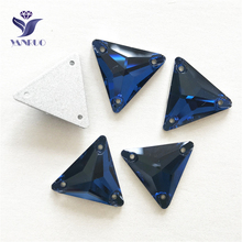 YANRUO 3270 треугольные Стразы всех размеров, плоские стразы для шитья, Хрустальные стеклянные камни для поделок 2024 - купить недорого