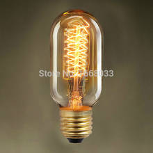 lightinbox Free Shipping  E27 40W/60W AC 220V Incandescent Bulbs Wrap Filament T45 Vintage Edison Bulb 2024 - buy cheap