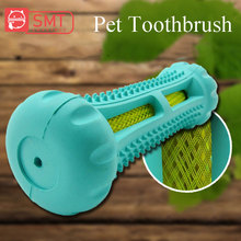 Smartpet escova de dentes de borracha natural do cão de estimação molar vara limpeza do filhote de cachorro brinquedo de mascar pequenos cães grandes suprimentos de cuidados orais 2024 - compre barato