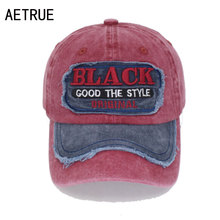 AETRUE New Brand Baseball Cap Men Snapback Caps Women Black Dad Hats For Men Casquette Bone Trucker Gorras Male Vintage Hat Cap 2024 - buy cheap