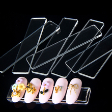 10 шт. акриловый держатель для лака для ногтей чехол для стойки прозрачный органайзер для губной помады коробка для хранения демонстрационная полка для ногтей 2024 - купить недорого
