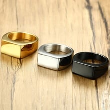 2020 Модные мужские кольца из нержавеющей стали черного, золотого, серебряного цвета для мальчиков и мальчиков, мужское кольцо дружбы, простое Ювелирное кольцо для мужчин 2024 - купить недорого
