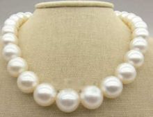 FREE SHIPPING HOT sell new Style >>>>New 11-12MM AAA+ South Sea white pearl necklace 18" 2024 - buy cheap