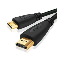 Cable Mini HDMI A HDMI de alta calidad, conector HDMI chapado en oro de alta velocidad macho-Macho 1080p 3D HDMI A/C 1,5 M 2024 - compra barato