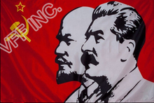 Lenin флаг со Сталиным 3ft x 5ft полиэстер баннер Летающий 150*90 см пользовательский флаг уличный USS3 2023 - купить недорого