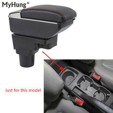 For Chevrolet Aveo Sonic Lova T250 T300 Armrest box Central Console Arm Store Candy box cup holder With Rise and Down Function 2024 - buy cheap