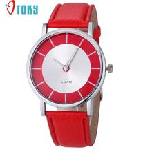 OTOKY Willby Women Fashion Retro Red Dial Leather Analog Quartz Wrist Watch Watches 161213 Drop Shipping 2024 - buy cheap