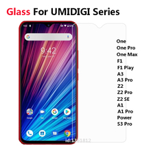 Закаленное стекло для Umidigi Power One Max, Защита экрана для телефона Umidigi One Pro F1 A1 A3 Z2 S3 SE Pro Play 2024 - купить недорого