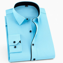 Camisa masculina estampada, camisa social para trabalho e casamento, tamanho grande 6xg, 5xl, 4xl, 3xl 2024 - compre barato