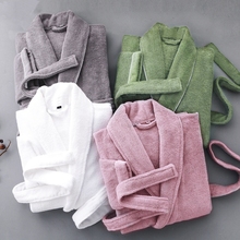 Халат женский зимний флисовый, утепленная одежда для сна, ночная рубашка, кимоно, пижама, халат-кимоно 2024 - купить недорого