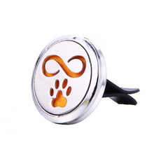 Animal Paw Car Clip Perfume Essential Oil Diffuser Car Air Outlet Freshener Stainless Steel Fine Decoration Aroma Locket 0107 2024 - buy cheap