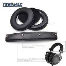 BGWORLD Cushioned Headband ear pads foam sponge Comfort pad fit BEYERDYNAMIC DT770 DT880 DT990 PRO Headphones headset 2024 - buy cheap