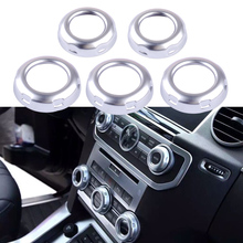 Beler-cubierta de anillo para interruptor de consola de salpicadero, accesorio embellecedor para Land Rover Discovery 4 LR4 Range Rover Sport 2010 2011 2012, 5 unidades 2024 - compra barato