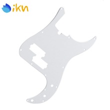 New 1Ply White 4 String Bass Pickguard Scratch Plate 13 Holes For Electric Bass PB 2024 - buy cheap