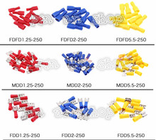 Female male Insulated Spade joint Connector Crimp Terminal Connectors Cable Wire Connector 2024 - buy cheap