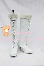 Costum made White NICO Robin shoes from One Piece Cosplay 2024 - buy cheap