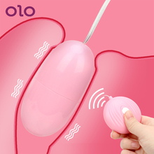 OLO Bullet Vibrator Vibrating Egg Clitoris Vagina Stimulate G spot Massage Remote Control 7 Speed Shell Shape Sex Toys for Women 2024 - buy cheap