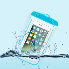 Universal bolsa de telefone à prova dwaterproof água para lg x estilo k200ds/x pele f740l natação mergulho transparente saco caso luminoso 2024 - compre barato