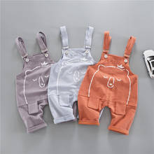 Spring Children Overall Pants Baby Boys Pants Kids Jeans Overalls Jumpsuits Cotton Denim Bib Pants Trousers for girls DS19 2024 - buy cheap