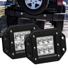 2PCS 18W LED Work Light 4 Inch Spot Flood Light Beam For Motorcycle Tractor Boat Off Road Truck SUV ATV Fog Lamp 12V Work Lights 2024 - buy cheap