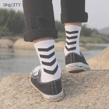 Badge Patterned Funny Short Socks Mens Cool Funny Skateboard Short Harajuku Socks Male Hipster Art Cotton Socks Fashion Sox 2024 - buy cheap