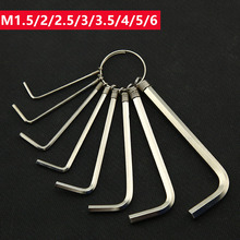 Rc ferramentas hex chave allen chave conjunto 8 em 1 1.5mm ~ 6mm métrica kit de ferramentas mão caixa chave chave chave chave 2024 - compre barato