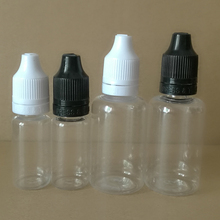 100pcs 10ml 30ml Empty E Liquid Bottle PET Plastic Dropper Vials With Long Thin Tips And Tamper Evident Sealed Childproof Caps 2024 - buy cheap