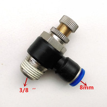 5pcs/lot  Pneumatic Air Fitting Throttle valve  Air Speed Control SL8-3  8mm-3/8'' 2024 - buy cheap