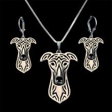 Women's Alloy Greyhound Jewelry Set Lovers' Jewelry Pet Dog Jewelry Set 2024 - buy cheap