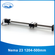 12mm linear guide rail 1204 ball screw linear guide linear rails cnc effective stroke 500mm + 23nema stepper motor 2024 - buy cheap