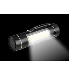 Мини Портативный светодиодный фонарик из алюминиевого сплава с ручкой зажим для факела для домашнего использования на открытом воздухе 2024 - купить недорого