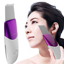 Ultrasonic Skin Scrubber Ultrasound Facial Pore Cleaner Anion Ultrasonic Face Skin Peeling Lifting Massager Facial Scrubber 2024 - buy cheap