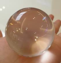 LACALOVE 50 мм прозрачный с подставкой кварцевый хрустальный шар волшебный хрустальный шар феншуй стеклянный счастливый шар ремесла для домашнего офиса Декор подарки 2024 - купить недорого