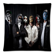 Hollywood Undead Mask Pattern Cotton Linen Pillow Case/Cushion Cover 17.7"X17.7"(45 X 45CM) Twin Side Printing 2024 - buy cheap