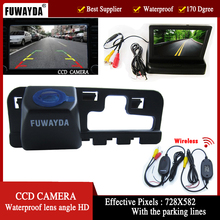 FUWAYDA Wrieless Auto video  RearView Camera Car Reverse Parking Camera with foldable Monitor FOR Honda CCD 2006 2007 2008 2009 2024 - buy cheap