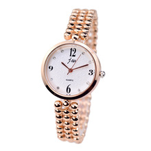 Jw-relojes de cuarzo de marca para mujer, pulsera de lujo de oro y plata, de cristal Simple, regalos, novedad 2019 2024 - compra barato