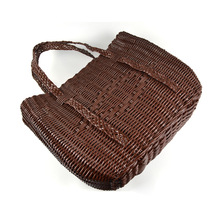 2021 classic practical woven baskets Household debris storage high quality rattan plastic woven basket 2024 - buy cheap