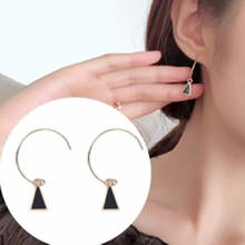 2018 New Korea Simple Geometric Triangle Earrings Small Personality Earrings for women gift wholesale boucle d'oreille brinco 2024 - buy cheap