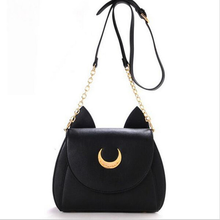 Популярные модные стильные сумки, женская сумка-мессенджер знаменитого милого дизайна, сумка-мессенджер Moon Flap Sailor Moon, сумки через плечо с котом 2024 - купить недорого
