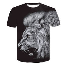 Newest Wolf 3D Print Men's T-Shirts Animal Cool Funny T Shirt Men short-sleeved Summer Tops tshirt Male Skull Fashion camise 2024 - buy cheap
