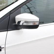Для Ford Kuga Escape 2013 2014 2015 2016 2017 ABS Матовый Автомобиль зеркало заднего вида украшение полоса крышка отделка стикер Стайлинг автомобиля 2 шт 2024 - купить недорого