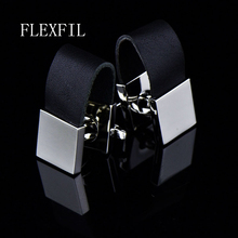 FLEXFIL-gemelos azules para hombre, joyería de moda, marca, botón de lujo, boda, novio, envío gratis 2024 - compra barato